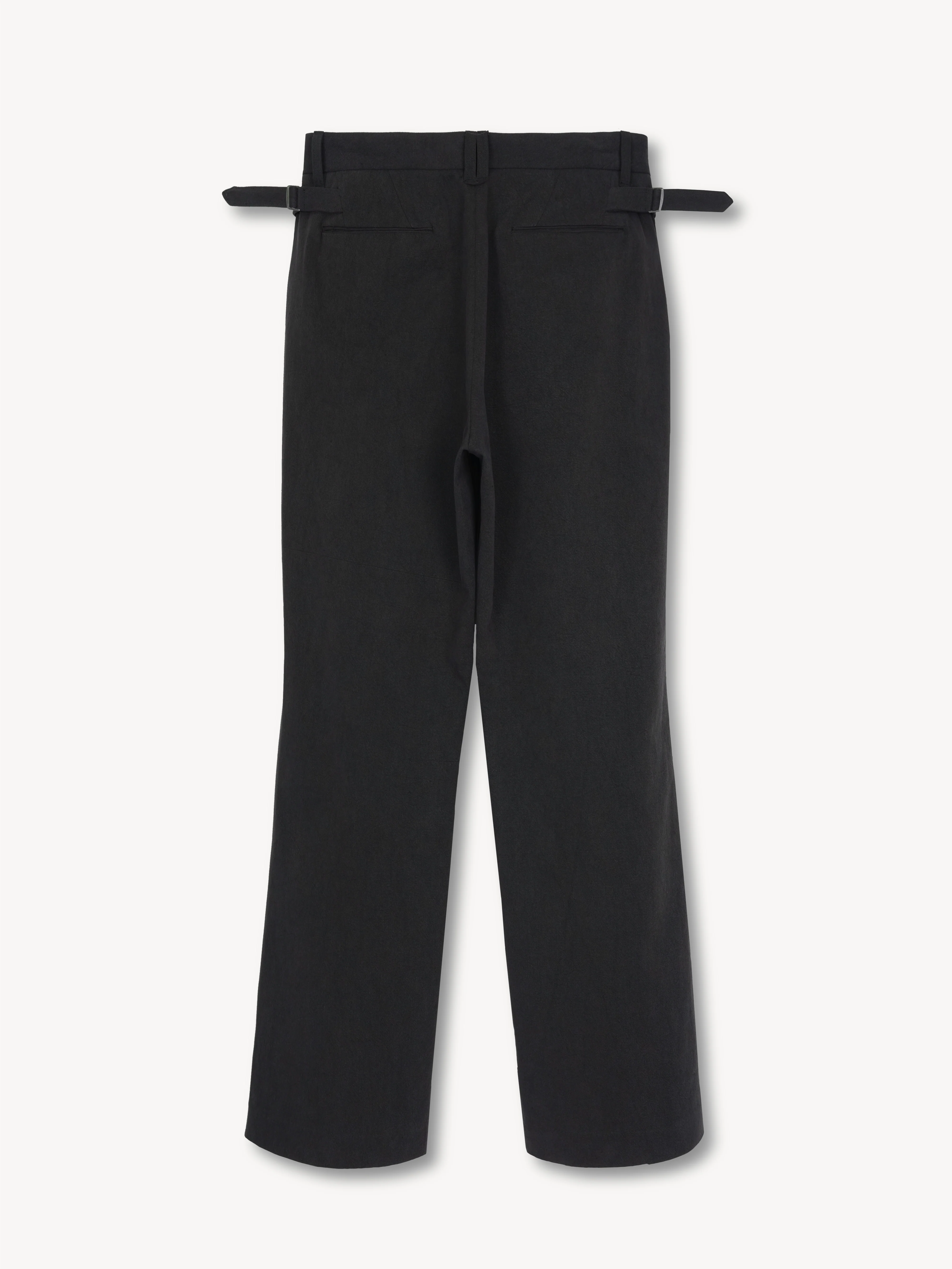 Dylan Flared Trousers in Cotton Nep - Image 2