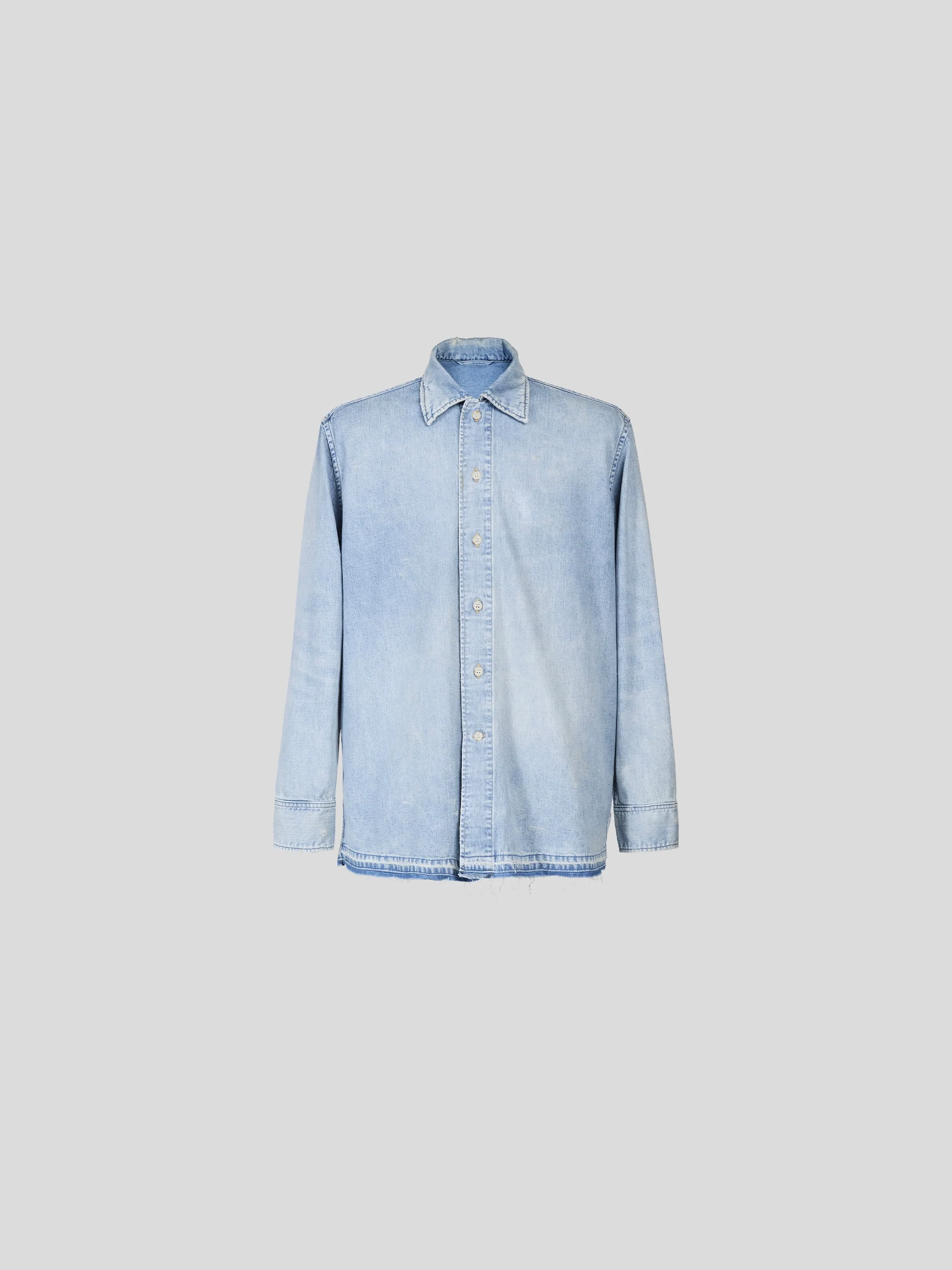 WYATT BLUE CHAMBRAY SHIRT IN DENIM